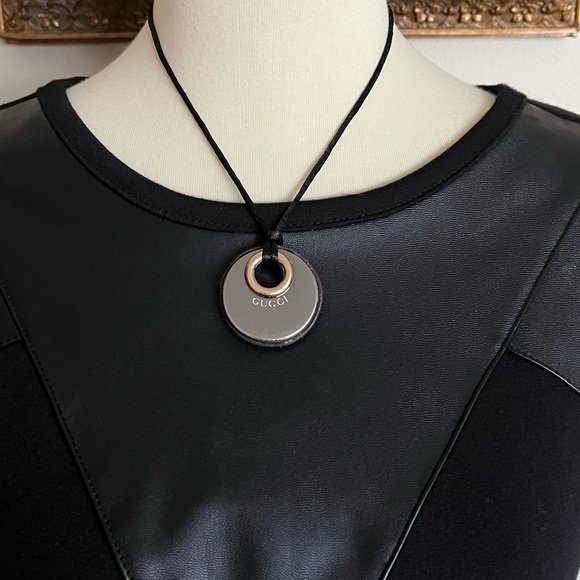 Authentic Gucci Logo Silver Charm (upcycled hardware from a Gucci handbag) - Picture 3 of 16